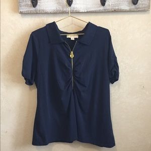 Michael Kors polo top navy 2x